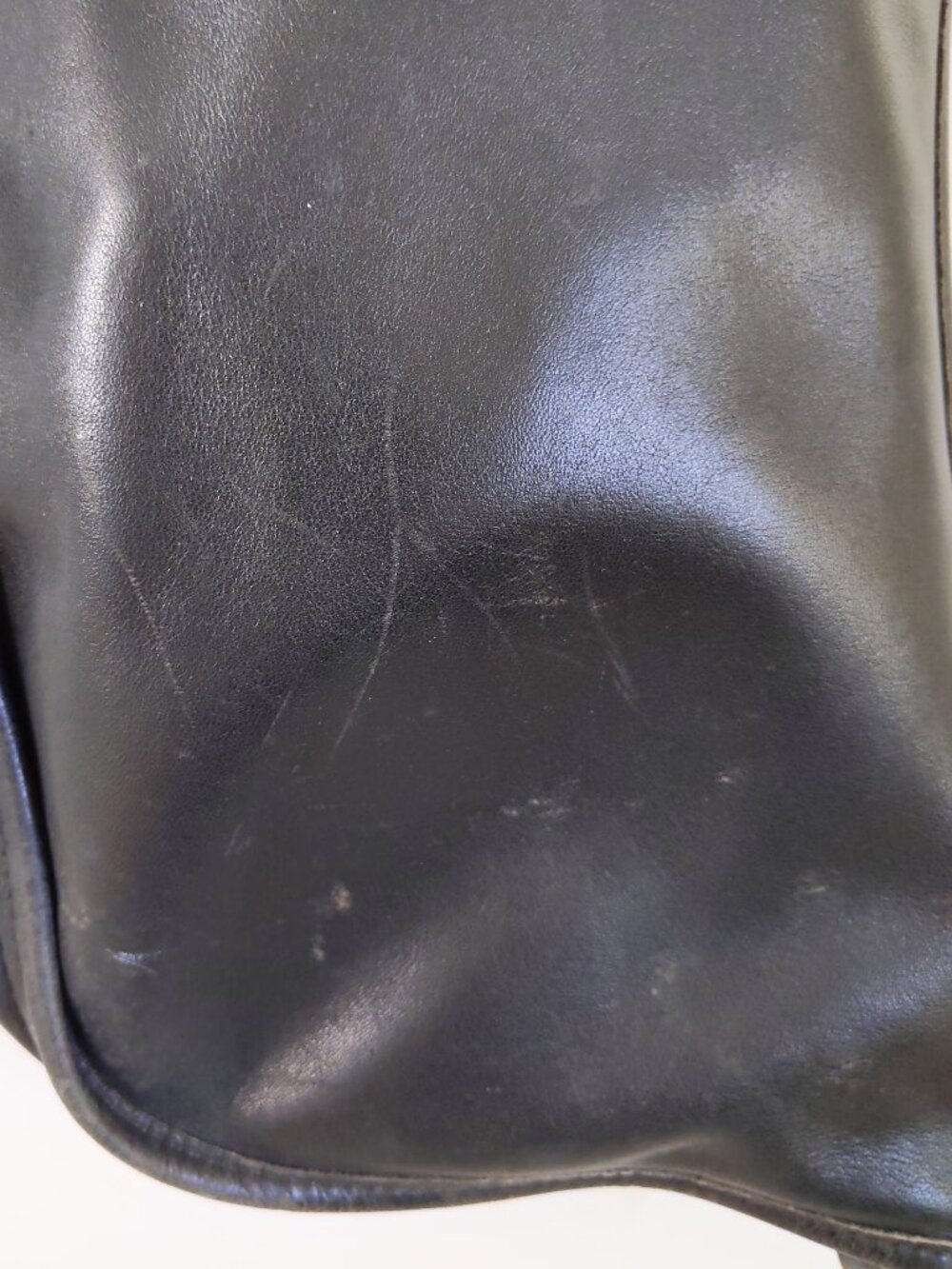 Coach Leather Swinger Style Shoulder Bag 4040 Black *broken* - Picture 11 of 13